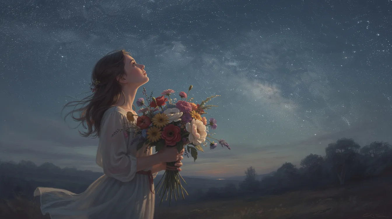 Фото на фоне звезд: новая выставка о мечтах и bouquet